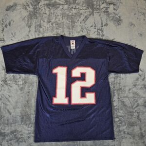NFL Players Inc New England Patriots #12 Tom Brady Jersey Size Medium